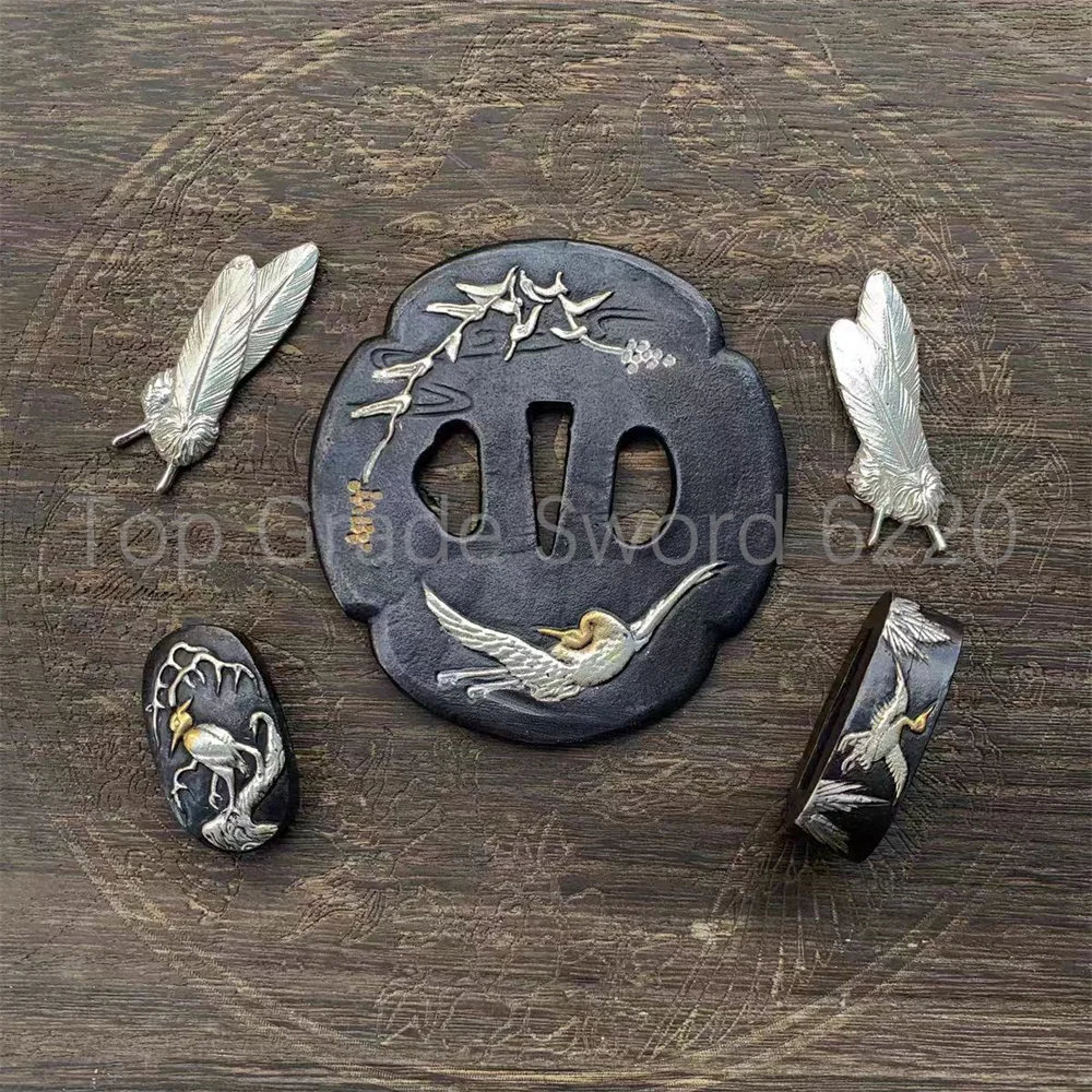 

Медные фитинги Tsuba Fuchi Kashira Menuki