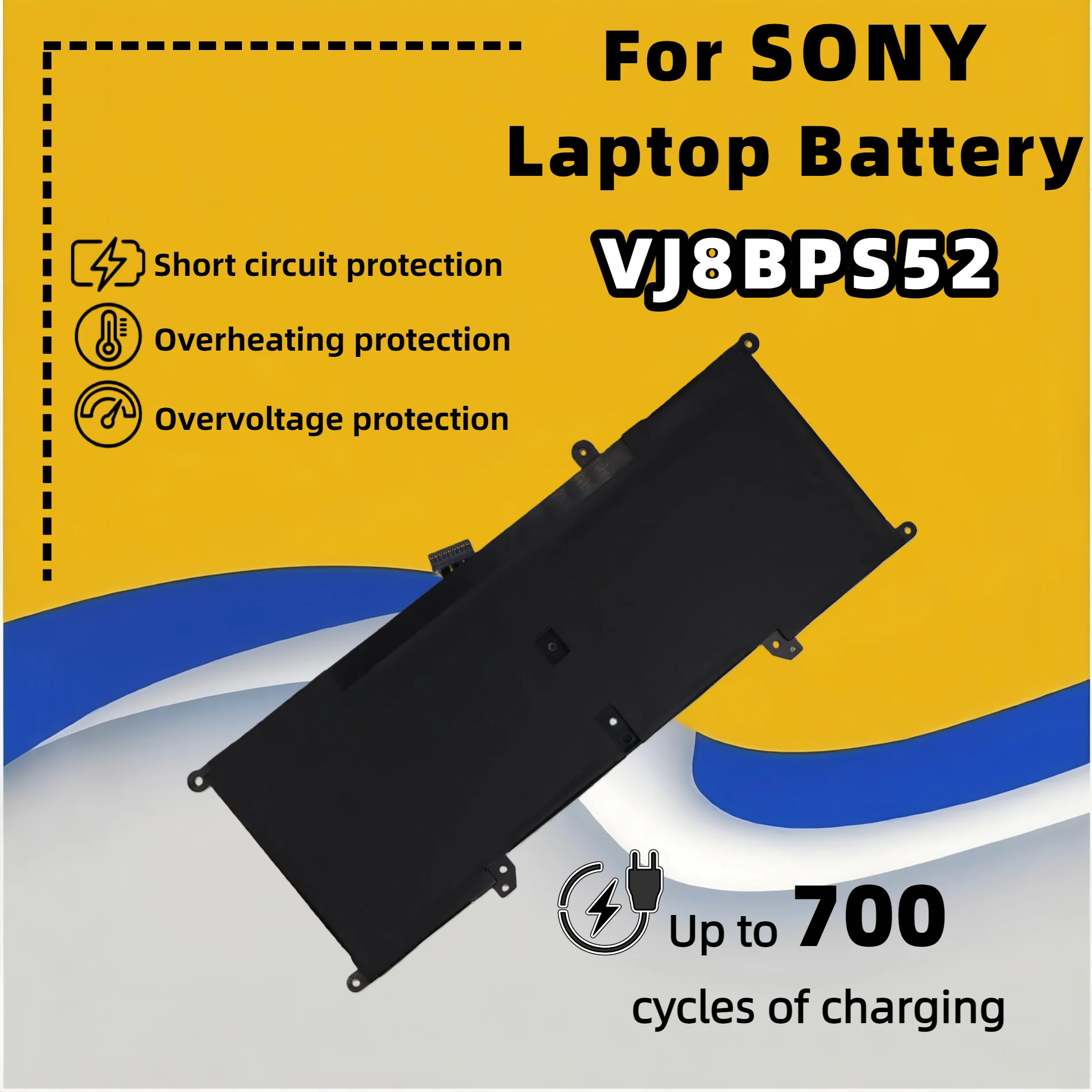 Фото Аккумулятор FRLESUI VJ8BPS52 для S13 VJS112C0911W VJS132C0711B VJS131C0211S VJS112C0111B, 35 Вт·ч, для ноутбука, гарантия 13 месяцев №5