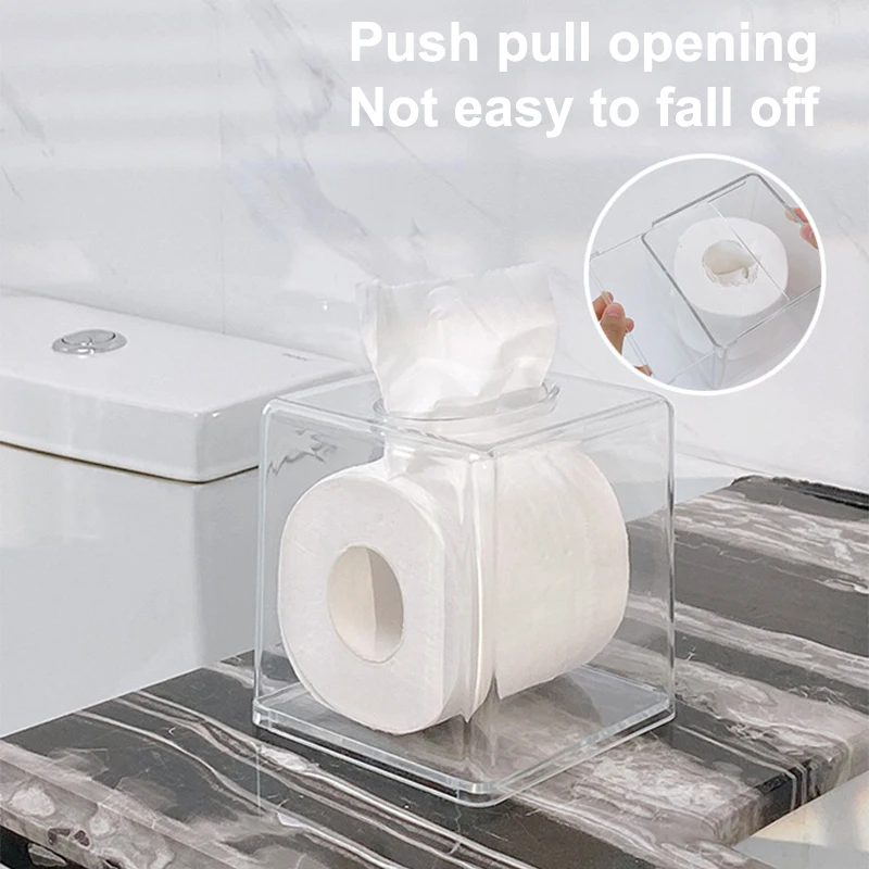 Акриловый прозрачный держатель для салфеток диспенсер автомобильный бумаги