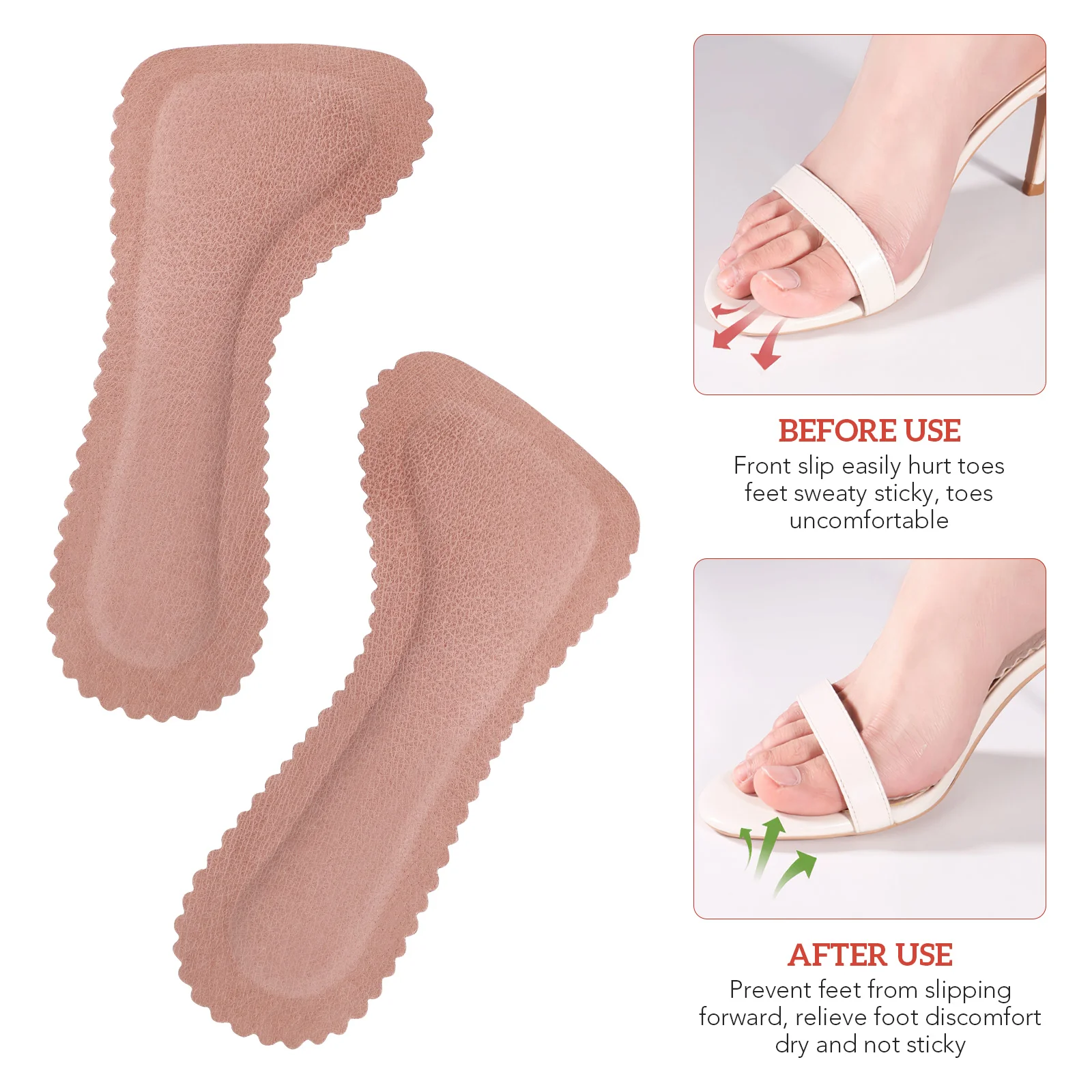 Seven Point Pad Shoes Insoles Sports Girls Sneakers Heel Foot Care Pads Woman