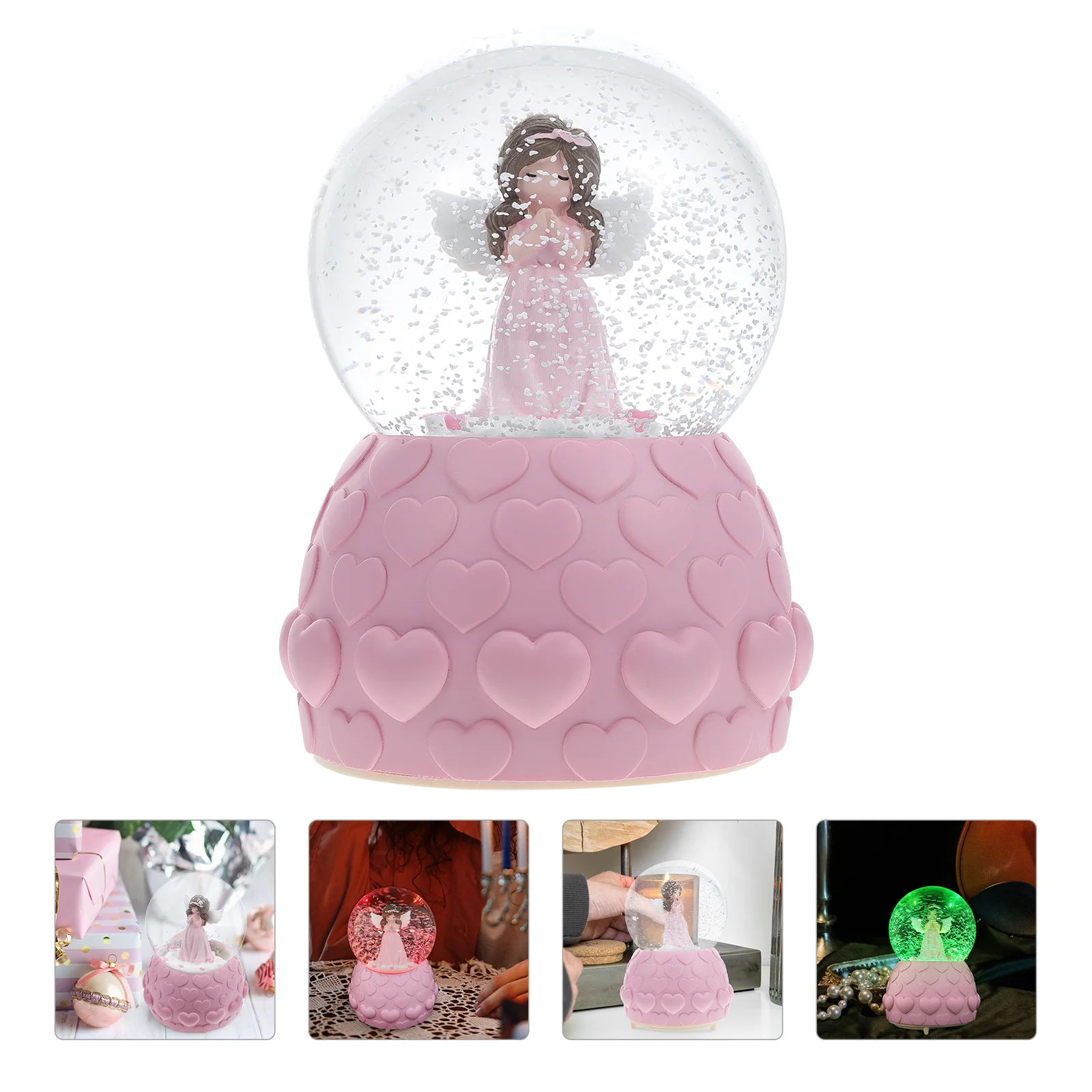 

Lovely Crystal Adornment Home Crystal Box Desktop Ornament