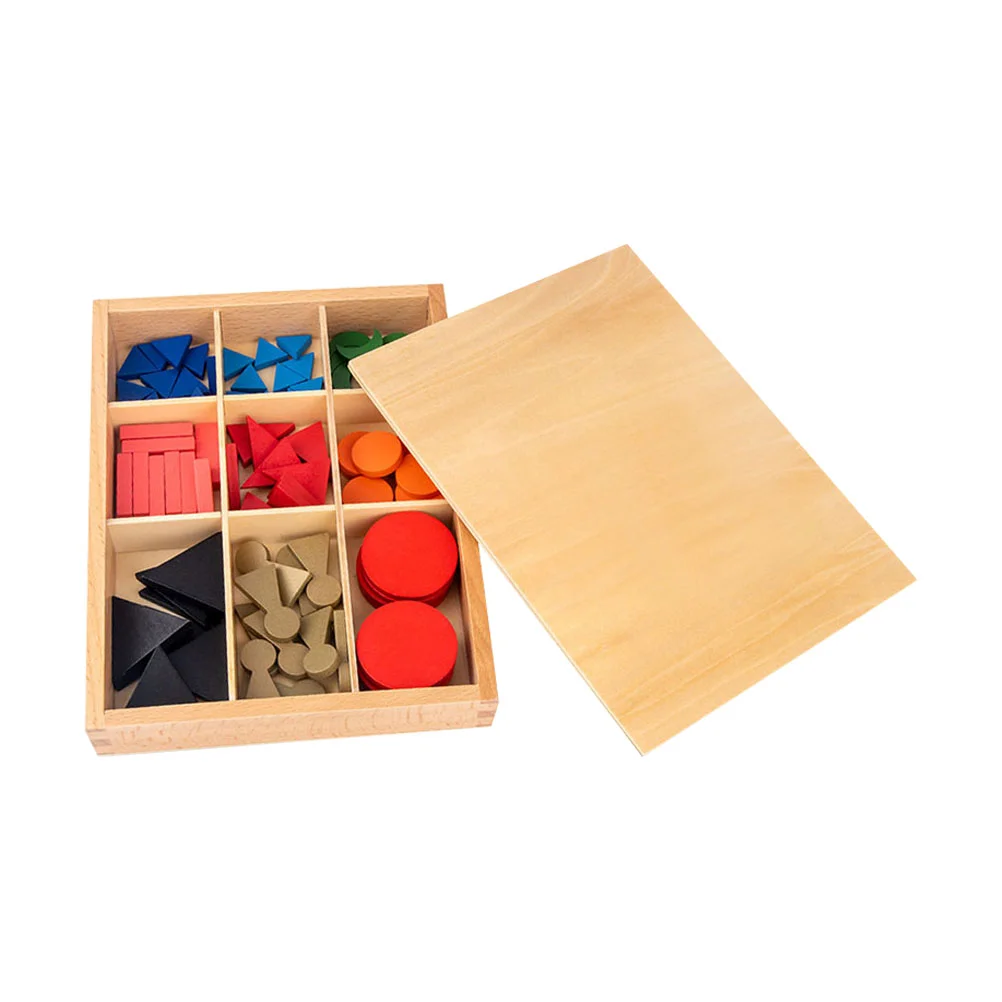 

Wooden Baby Toys Montessori Teaching Aids Symbol Cognitive Board Basic Jigsaw Language Blocks Kids Preschool