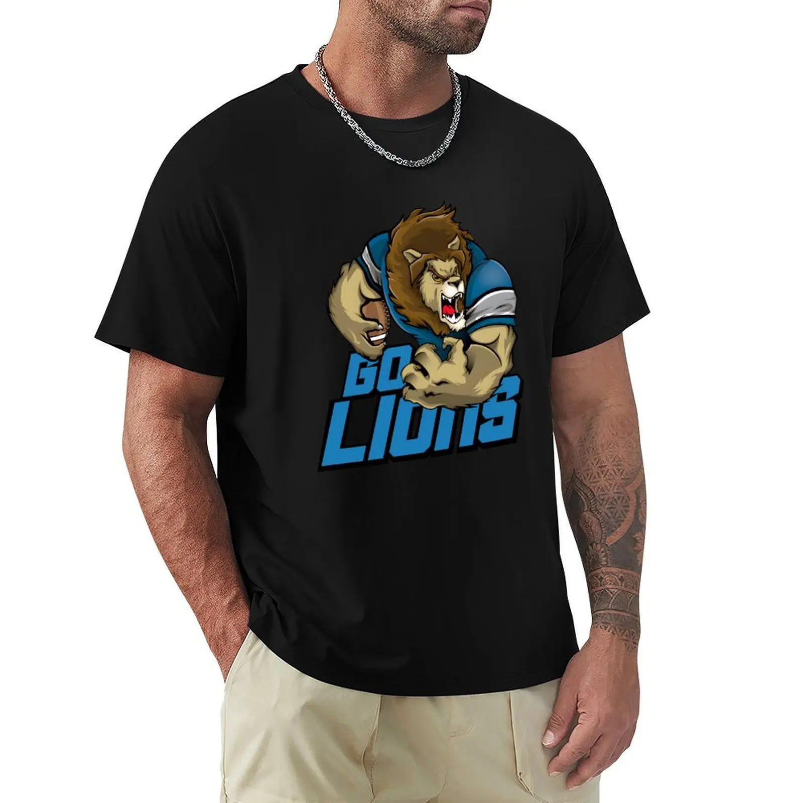 Мужская футболка для игры в футбол стиле Go Lions 2023