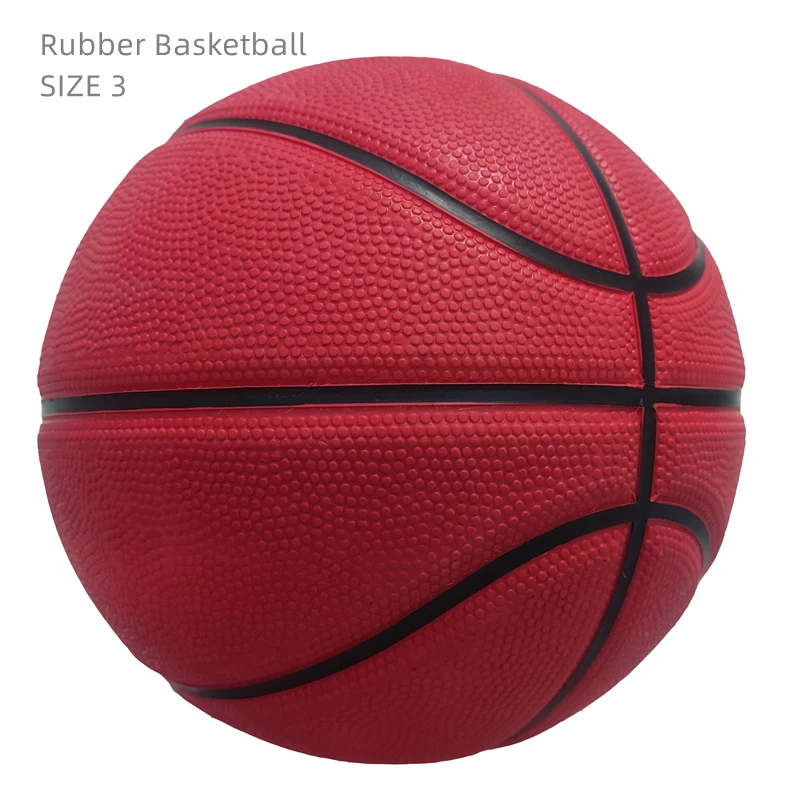 

JINEXT Rubber Basketball for Youth Teens Size 3 Basketball Game Sports Streetball Gift Office Indoor Outdoor Kids Boys Girls Men