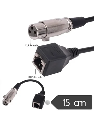 Удлинительный кабель XLR3 - RJ45 с подсветкой DIXSG