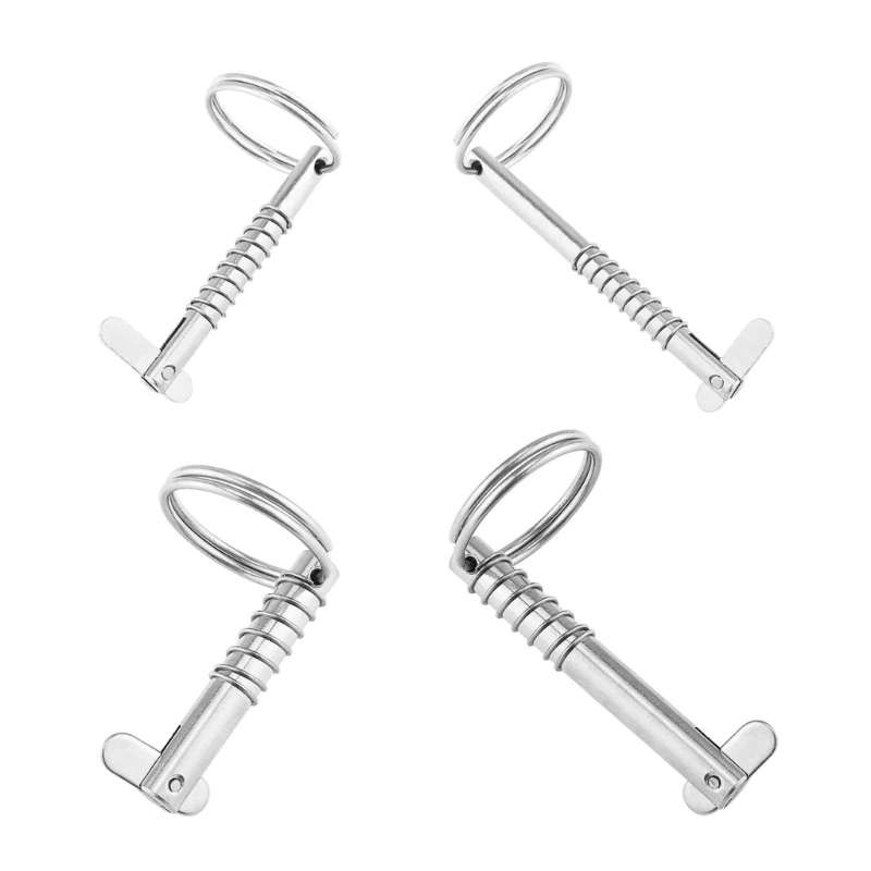 

316 Stainless Steel Quick Release Pins Bimini Top Pin Spring Marine Safety Pins