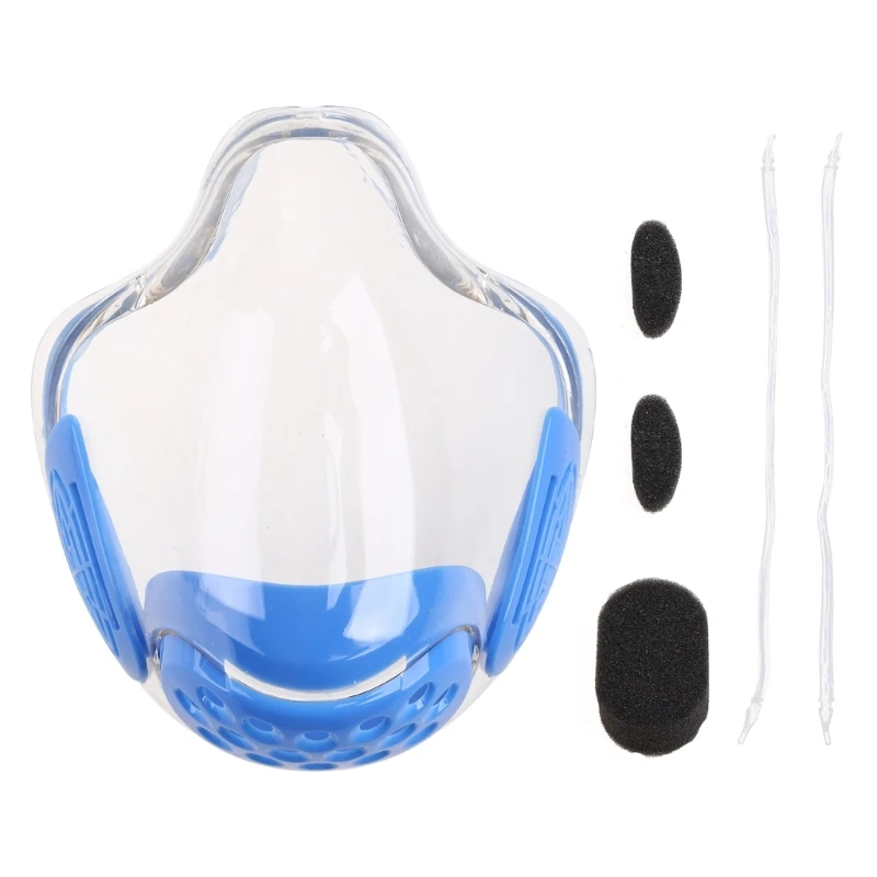 Дышащая защита для рта носа прозрачный щиток лица противотуманные маски