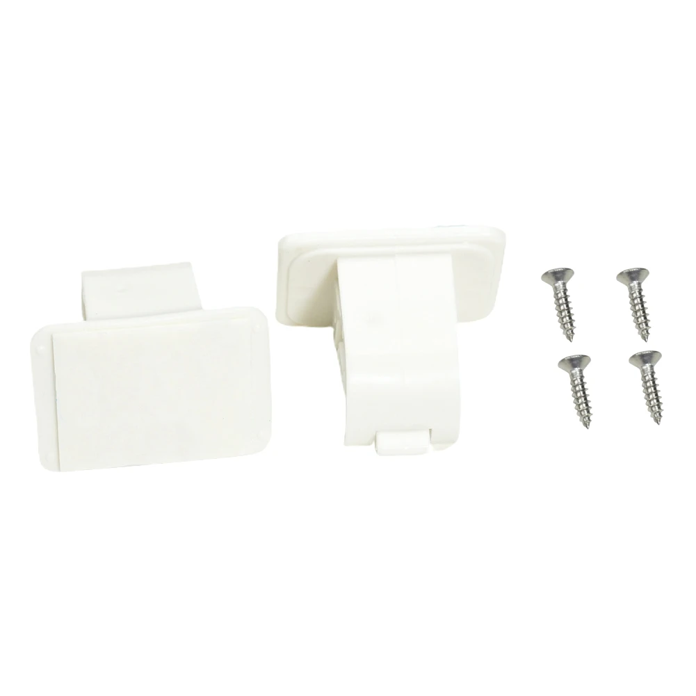 

2pcs Fishing Rod Rack Strong Viscose Lock Buckle Fishing Rod Bracket Wall Screw Paste Dual-use Snap Self-adhesive Rack