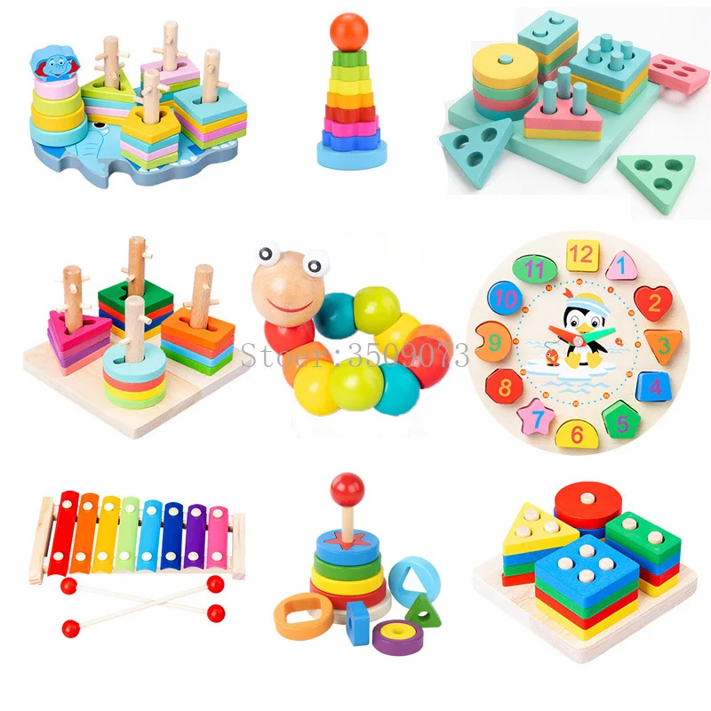 

Горячая Распродажа, Разноцветные детские деревянные блоки, игрушки, Музыкальный Детские погремушки игрушки, графика, познавательные игрушки для раннего развития для детей 0-12 месяцев