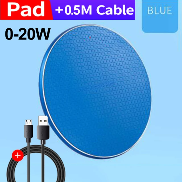 

30W Wireless Charger for iPhone 13 12 11 Xs Max X XR 8 Plus Fast Charging Pad for Ulefone Doogee Samsung Note 9 Note 8 S10 Plus