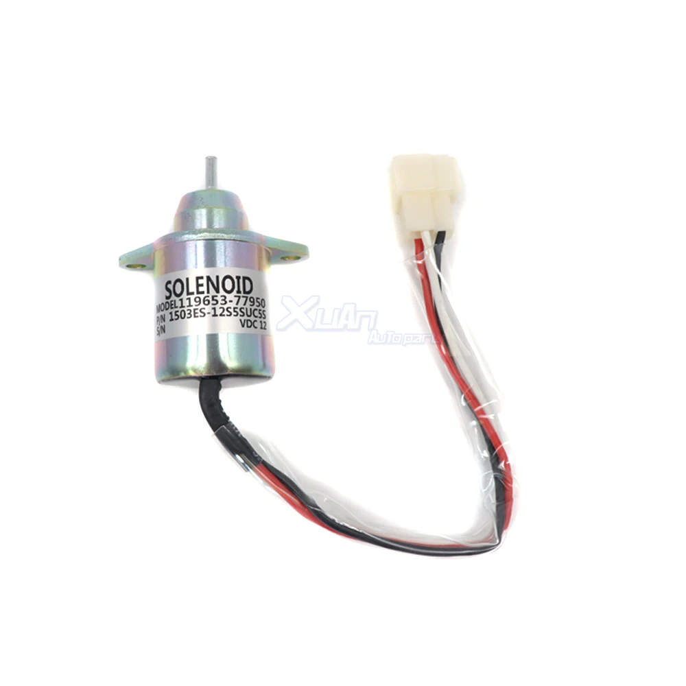 Соленоид остановки топлива XUAN 119653 -77950 17594-6001-4 50-5- 86400435 -0 для John Deere 3TNE84 3TNE88 4TNE84 3TNV70