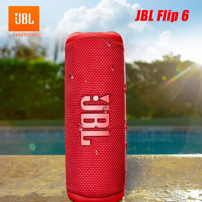 

Original JBL Flip 6 Bluetooth Speaker FLIP6 Portable IP67 Waterproof Outdoor Stereo Bass Music Track Independent Tweeter Flip6