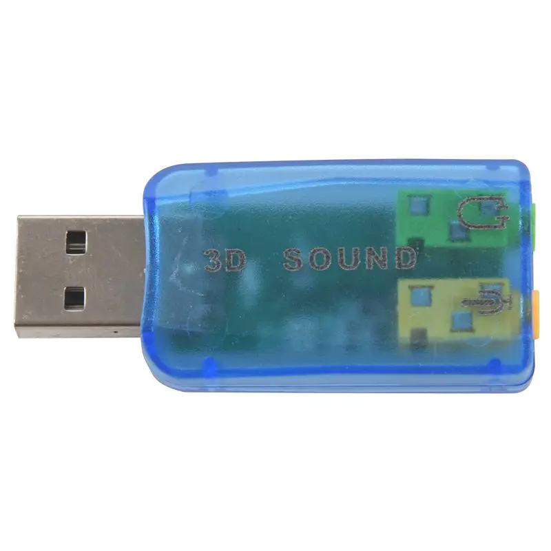 

Адаптер для стереозвуковой карты USB 5,1 (совместим с Windows 7)