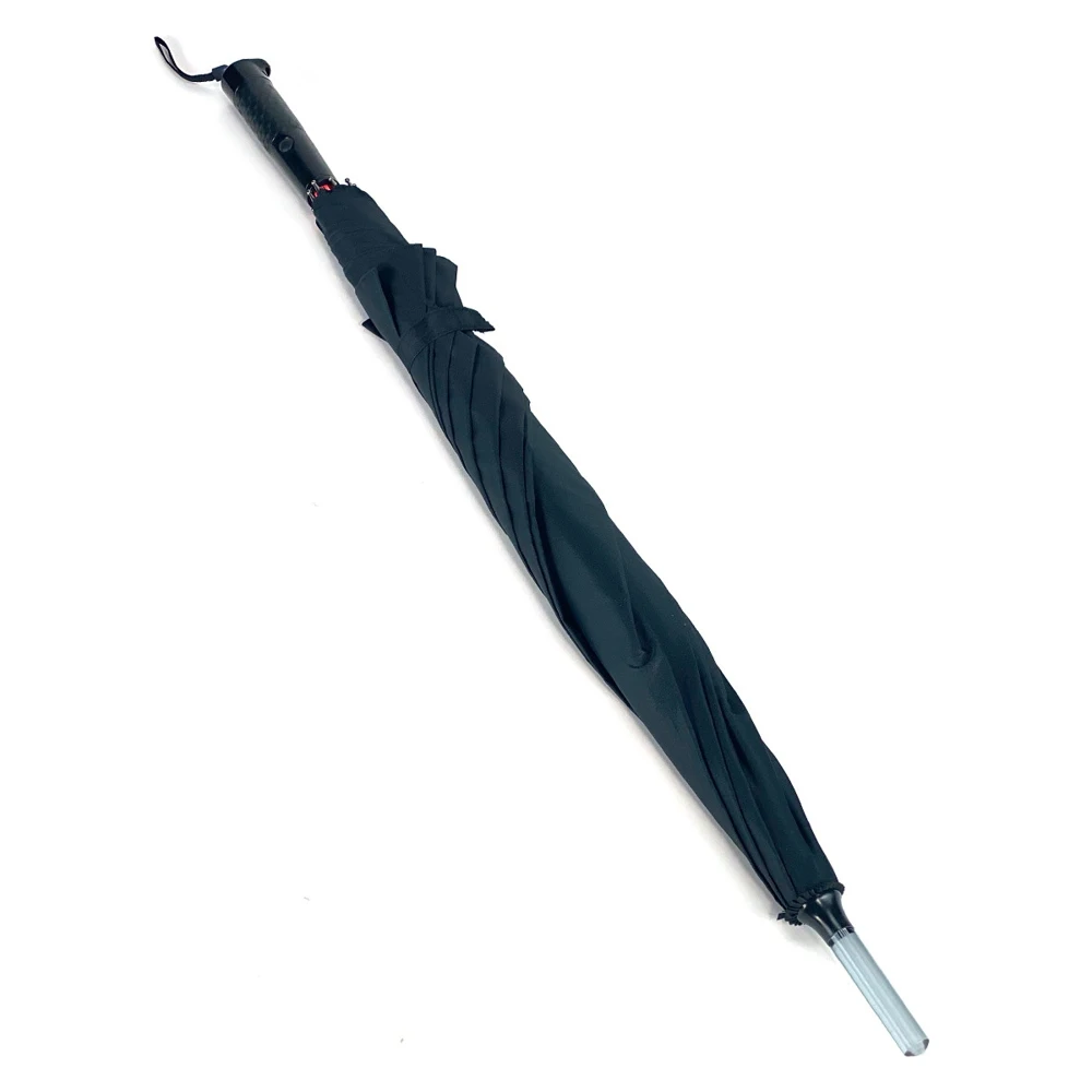 Зонт-трость &quotСветовой меч&quot черный (встроенный фонарик) |