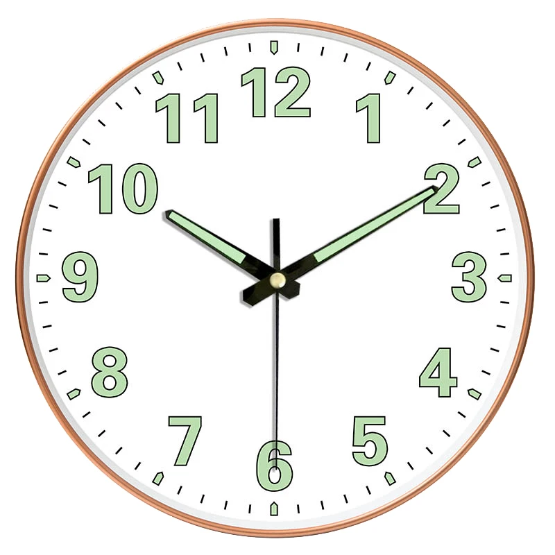 

Night Glow Numbers Quarz Wall Clock Aesthetic Modern Design Silent Digital Wall Clock Creative Reloj Pared Home Decor 50WC