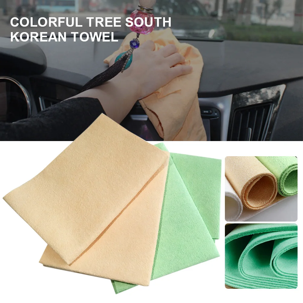 

45x50cm Car Wash Microfiber Absorbent Towel Car cleaning cloth suede towel Thicken decontamination cleaning car accessories
