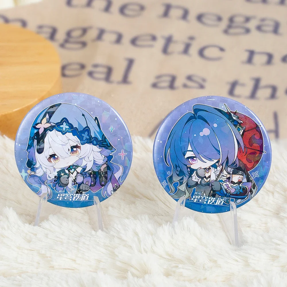 2024 Аниме игра Honkai: Star Rail Laser Baji Badge Robin Sunday Aventurine Mikhail Firefly Acheron Sparkle брошь на