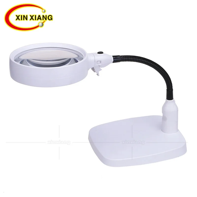 Large Reading Magnifier Light 8X Led Desktop Magnifier Lamp Portable Magnifying Glass With Led Light Repair Book Reading Loupe