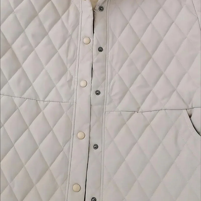 Casual Loose Lightweight Jackets Warm Cotton Padded Coats Winter New Elegant Parkas Chaquetas Long Sleeve Pocket Women Jaquetas