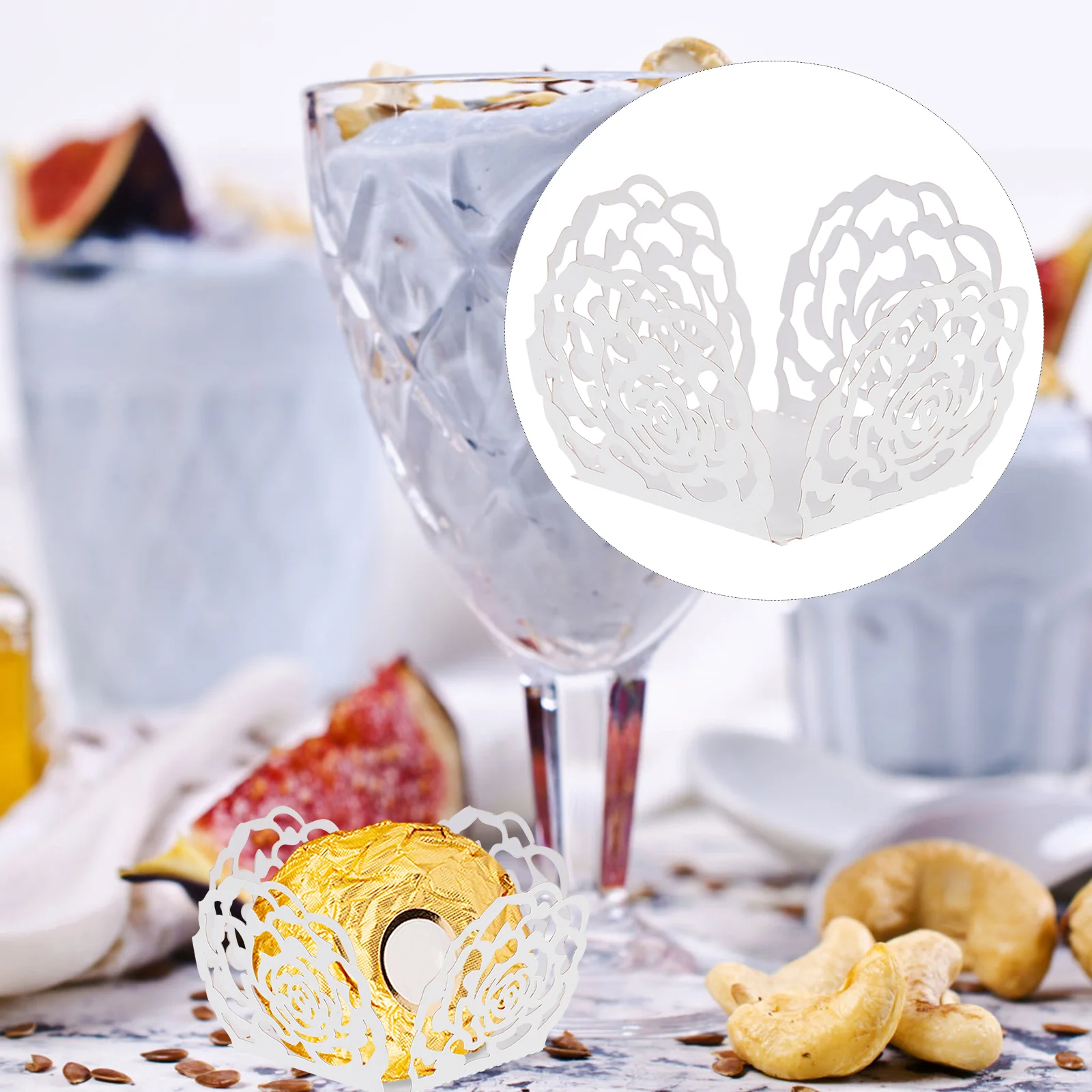 

Chocolate Truffle Wrappers Cups Paper Candy Cupcake Wrapper Liners Tray Cup Mini Baking Holder Wrapping Muffin Kraft Liner