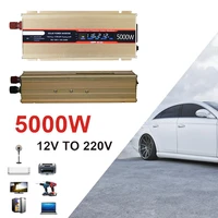 dc 12v to ac 220v 5000w car power inverter converter led display modified sine wave voltage transformer car power supply
