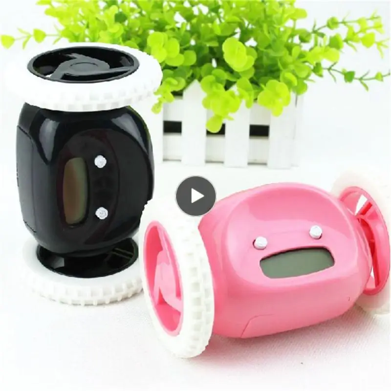

Mobile Wheel Running Alarm Clock Quartz Clock Escape Electronic Alarm Clock Lazy Alarm Clock Mini Alarm Clock