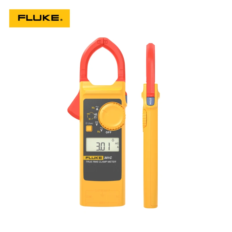 FLUKE 301A 301B Plus 301C Plus Mini Digital AC Current Clamp Meter Voltage Voltmeter 1000A Ammeter Pliers Tester