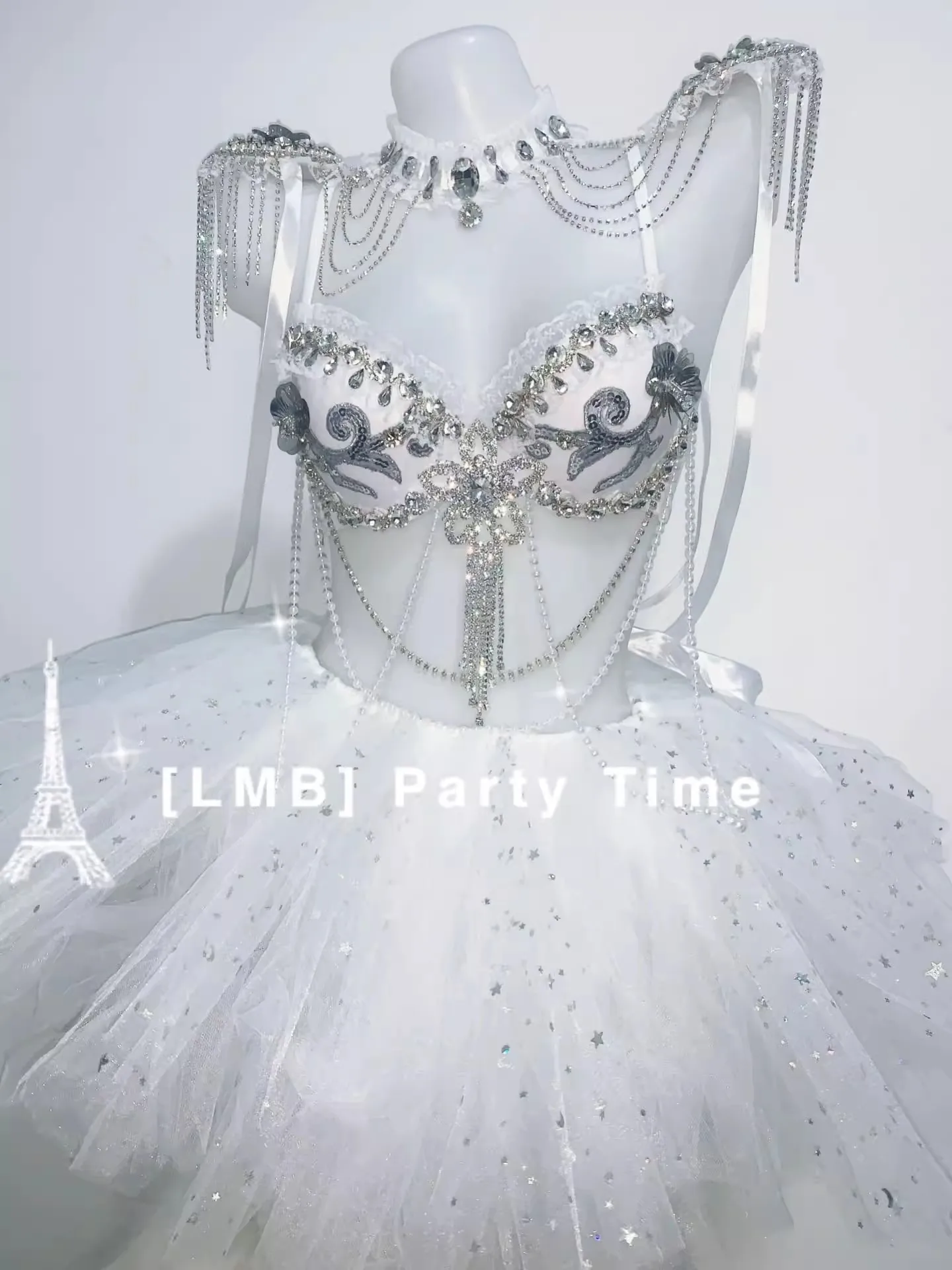 Женская роскошная сверкающая ромбовидная бахрома бикини-пачка юбка-пачка для