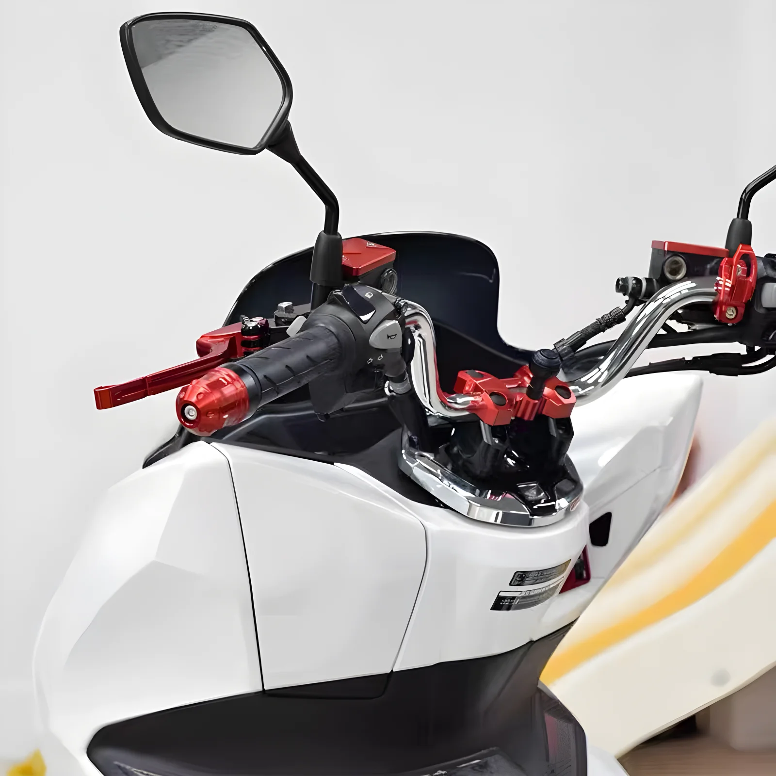 Фото Подходит для PCX PCX125 PCX150 PCX16, торцевая вилка для защиты от падения, ручка для скутера, аксессуары для модификации балансового блока №2