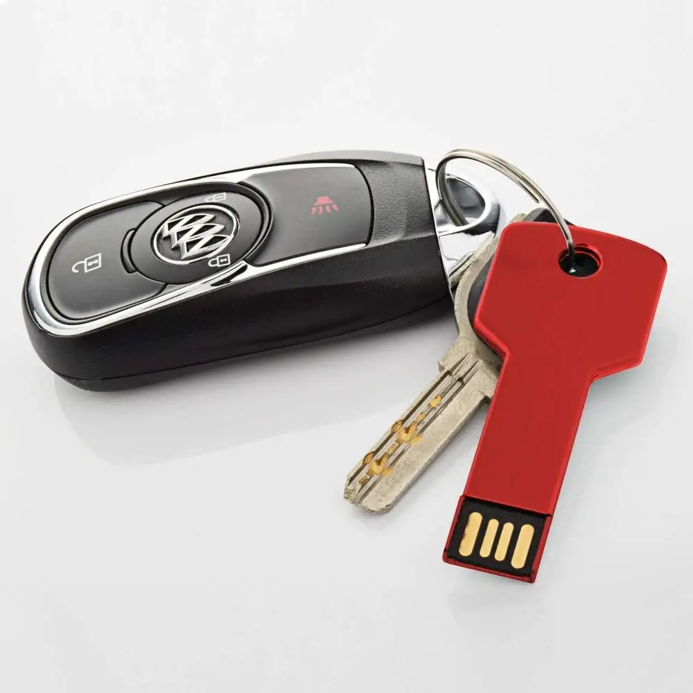 

32G Usb 1.1/2.0 U Disk Key for Notebook PC Flash Drive Waterproof Memory Stick U Plate True Storage Data Converter Disc Keychain