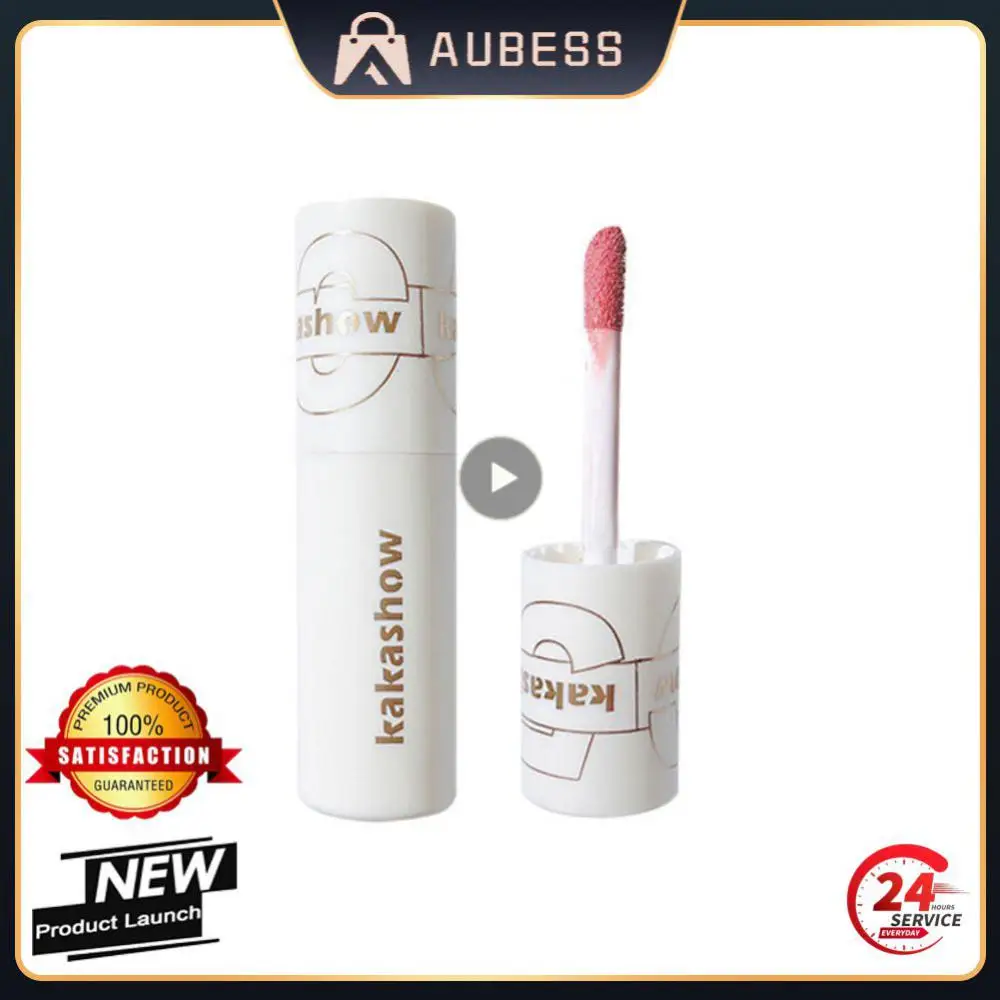 

6 Colors Lip Glaze Velour Matte Moisture Liquid Lipstick Foggy Surface Red Lip Tint Lips Makeup Waterproof Non-stick Cup