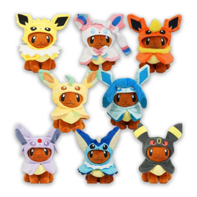 

20 см покемон аниме Victini Eevee Kawaii перекрестный эльф высокое качество фото девушка друг Сюрприз подарок на день рождения