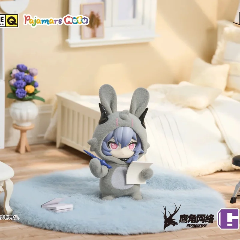 В наличии: Оригинальные фигурки Bandai Arknights Amiya, W, Kelsey, Chen в пижамах Mofu (слепая коробка), флокированные коллекционные модели, игрушки, подарки (art.: 3920dc96093d5) - 3920dc96093d5