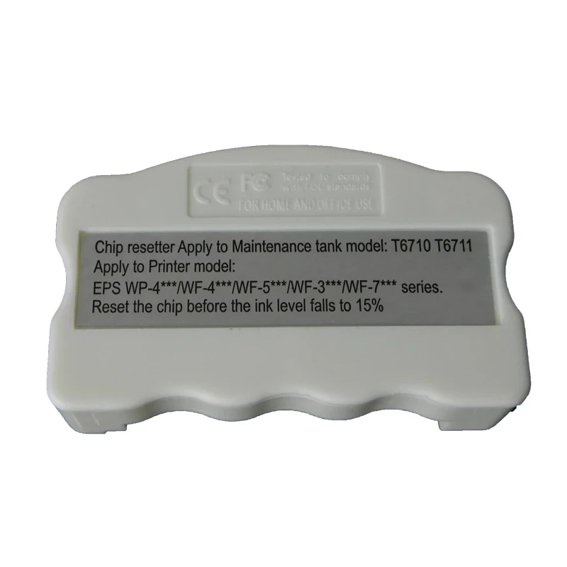 

T6710 T6711 восстановитель чипа резервуара для Epson WP-4010 WP-4015 WP-4525 WP-4530 WP-4540 WF-5110 7110 Восстановленный чип резервуара