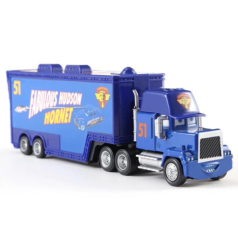 

The New Disney Pixar Cars 3 Lightning McQueen Mack Uncle Blue Truck 1:43 PVC Diecast Model Toys For Kids Birthday/Christmas Gift