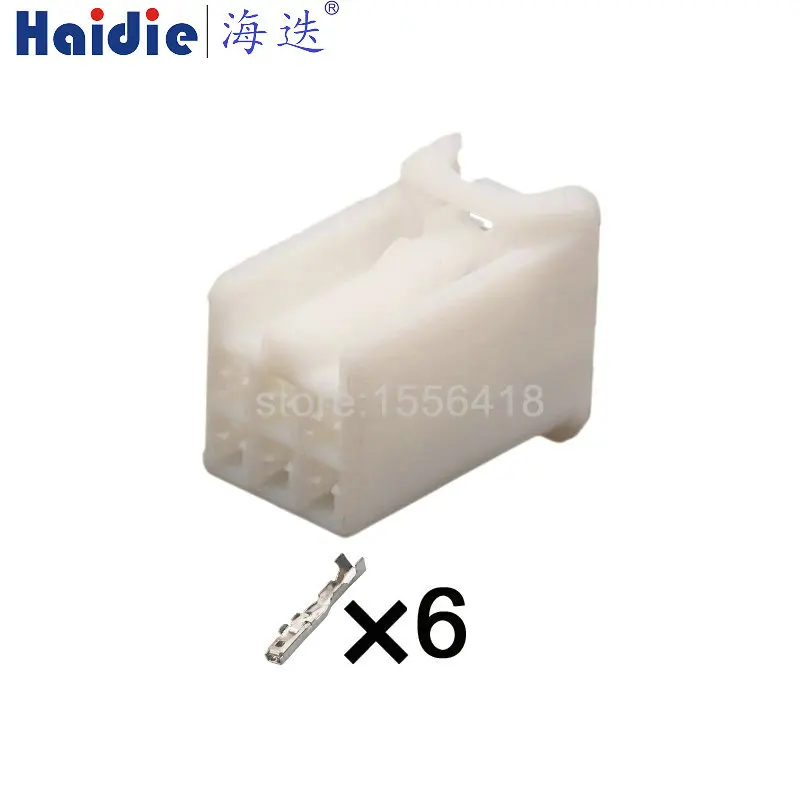 

1-100 sets 6 Pins automotive connector 7187-8846