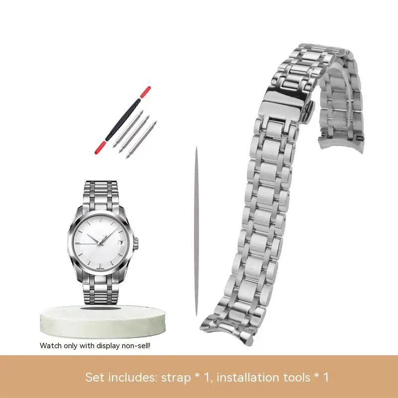 Адаптированный для Tissot 1853 Kutu T035 series точный стальной ремешок часов T035207210A цепочка