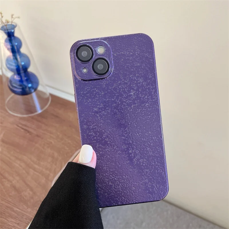 

Ultra-thin texture feel and lens protection film for the iPhone14 13 12 Pro Max Plus PC mobile phone protection case