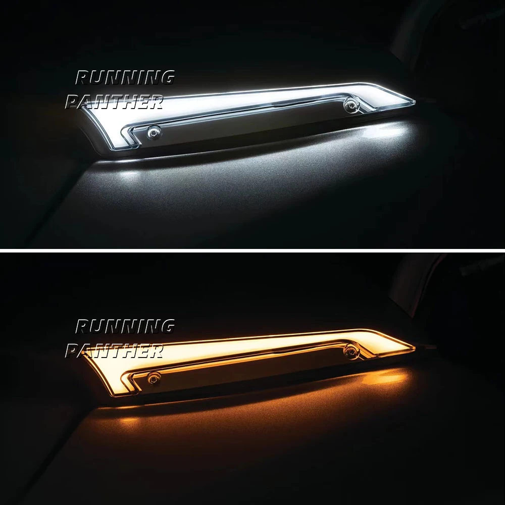 Мотоциклетная хромированная черная накладка на лобовое стекло указатель