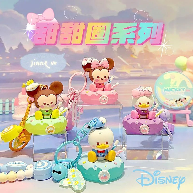 

Disney Mickey Minnie Mouse Donald Duck Keychain Kawaii Cartoon Doll Keyring Bag Pendant Keyholder Creative Bag Charm Accessories