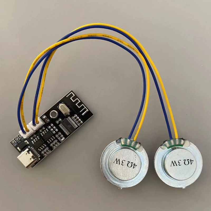 Фото SOTAMIA 27 мм резонансный вибрационный динамик 4 Ом 3 Вт, DIY Bluetooth-колонка 5 Вт x 2, модуль аудиоприемника Bluetooth-усилителя мощности №5