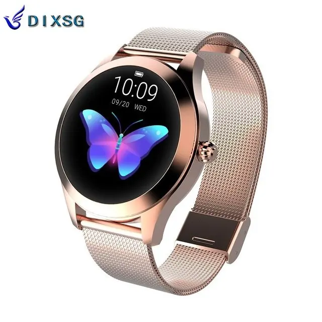 

DIXSG montre pour femmes, étanche IP68, joli Bracelet, moniteur de fréquence cardiaque et de sommeil, pour IOS et Android