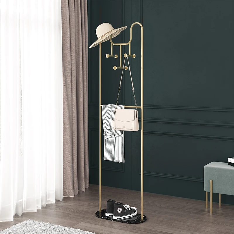 

Entryway Bedroom Coat Rack Place Saving Portable Vertical Suspension Storage Entryway Drying Perchero Ropa Home Decor Item