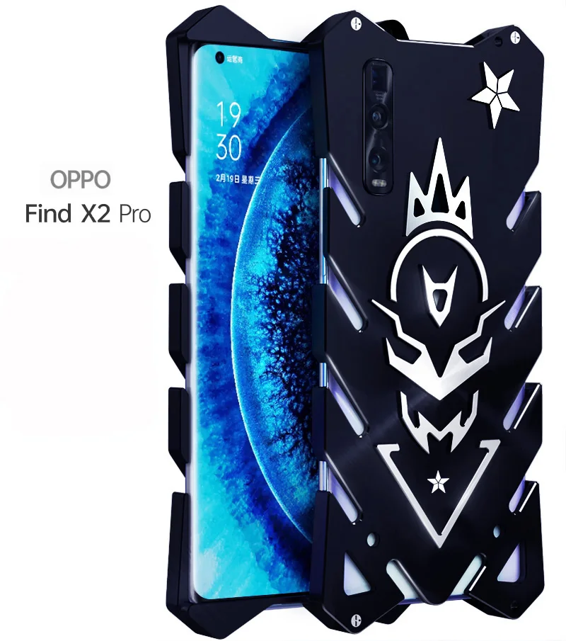 

For Oppo Find X2 Pro Zimon Luxury New Thor Heavy Duty Armor Metal Aluminum Phone Case For Oppo Find X2/x2 Pro Case