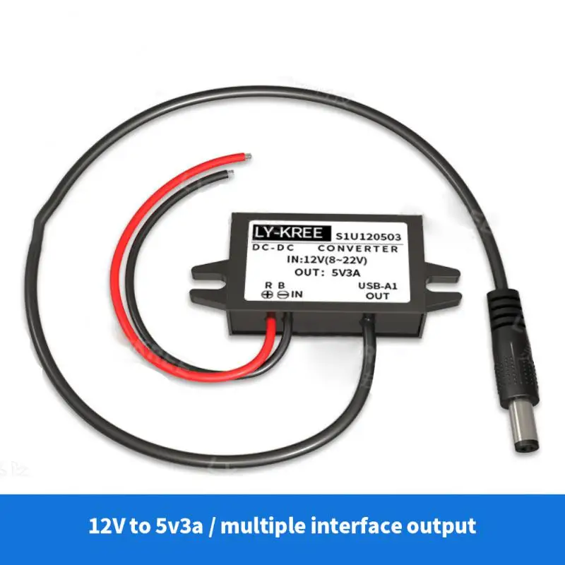 

Low Heat Auto Protector Practical Dual Usb Car Power Converter Protective Intelligent Protection Durable 80mv Easy To Install