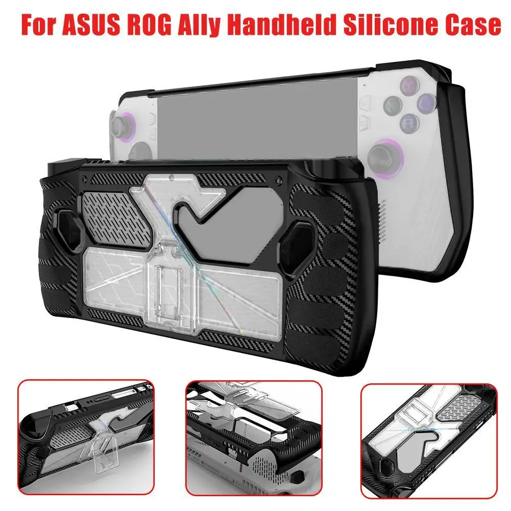 

For ASUS ROG Ally Soft Silicone Protective Case Handheld Game Machine Accessories For ROG Ally Drop-proof Cover