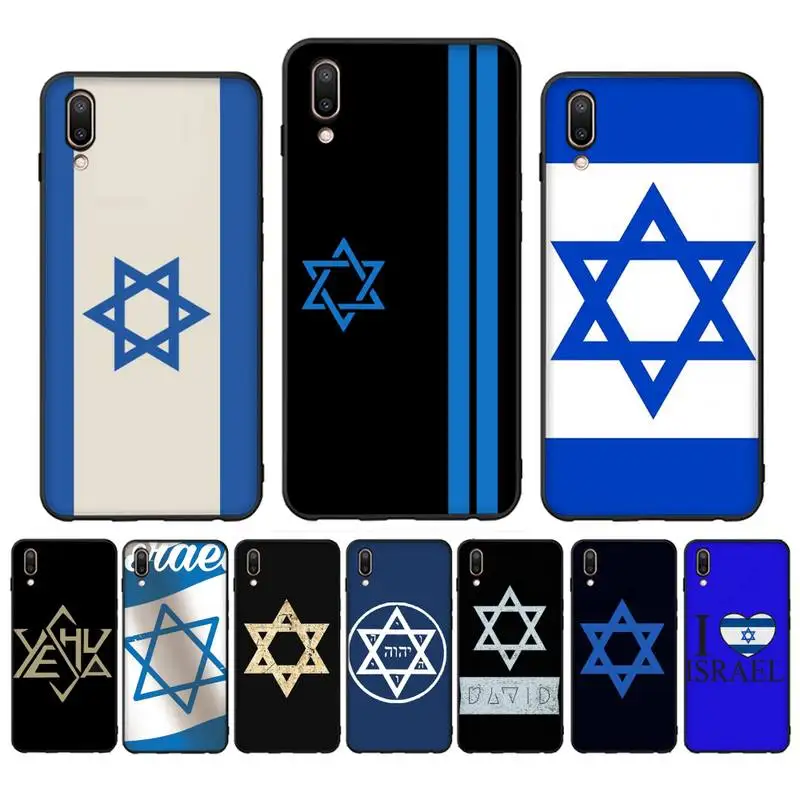 

Yinuoda Israel Star of David Phone Case for Vivo Y91C Y11 17 19 17 67 81 Oppo A9 2020 Realme c3