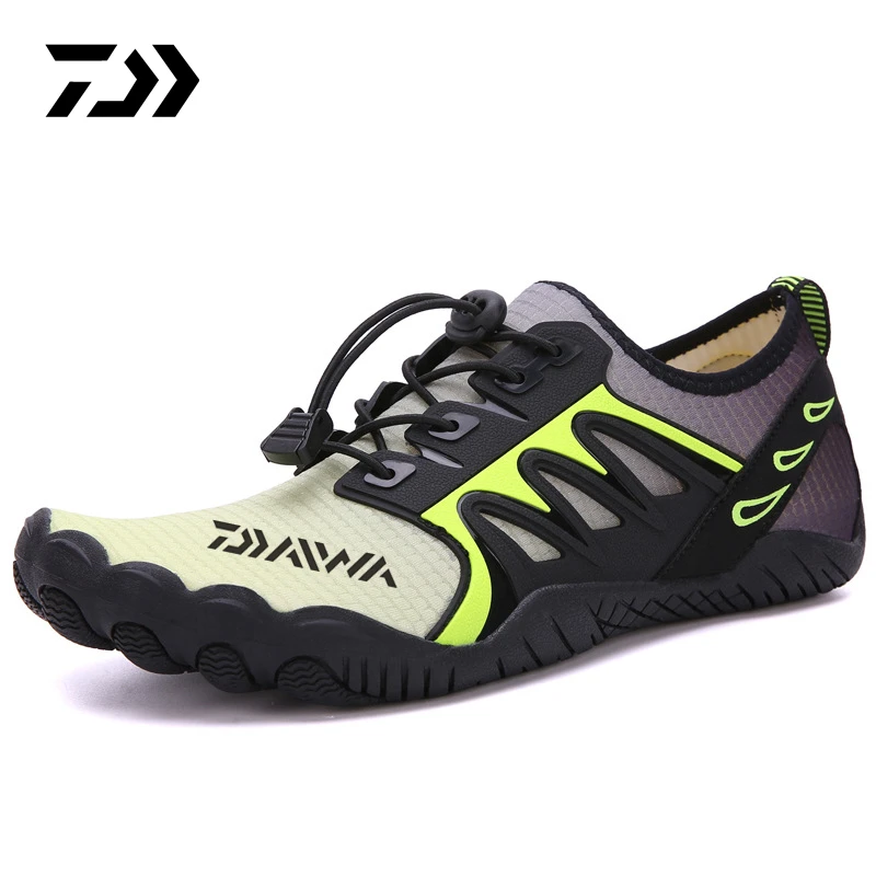 

Походные и кемпинговые спортивные туфли Daiwa, дышащие быстросохнущие рыболовные туфли для мужчин и женщин, Нескользящие рыболовные сапоги с ...