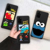 sesame street couple phone case for samsung galaxy note20 ultra 7 8 9 10 plus lite m21 m31s m30s m51 soft cover