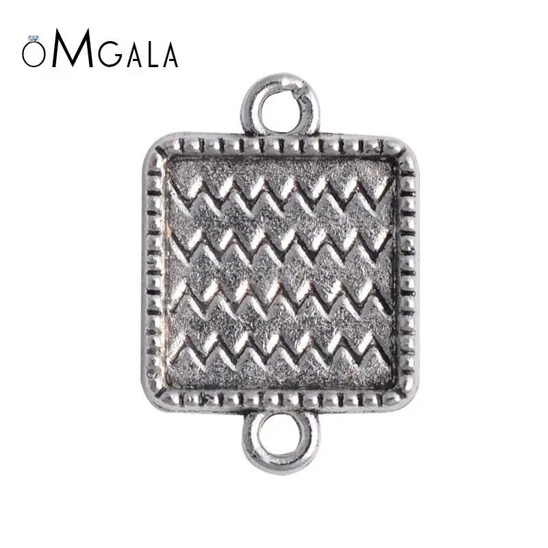 Основание для квадратного браслета с кабошоном 10 мм 100 шт. |